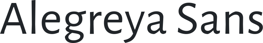 Alegreya Sans Preview