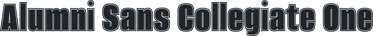 Alumni Sans Collegiate One Preview