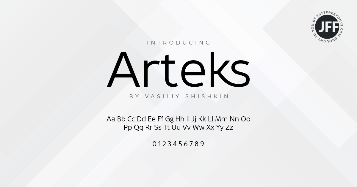 Arteks Font - Download Free - JustFreeFonts.com